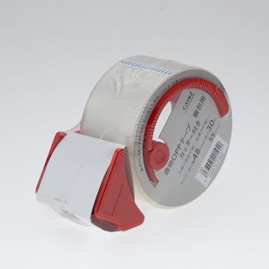 カインズ 透明OPPテープ 梱包用 カッター付き 幅48mm×長さ30m 55ミクロン