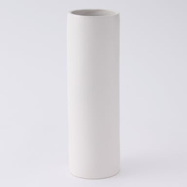 花瓶 丸型 白 高さ25cm VR25-WH