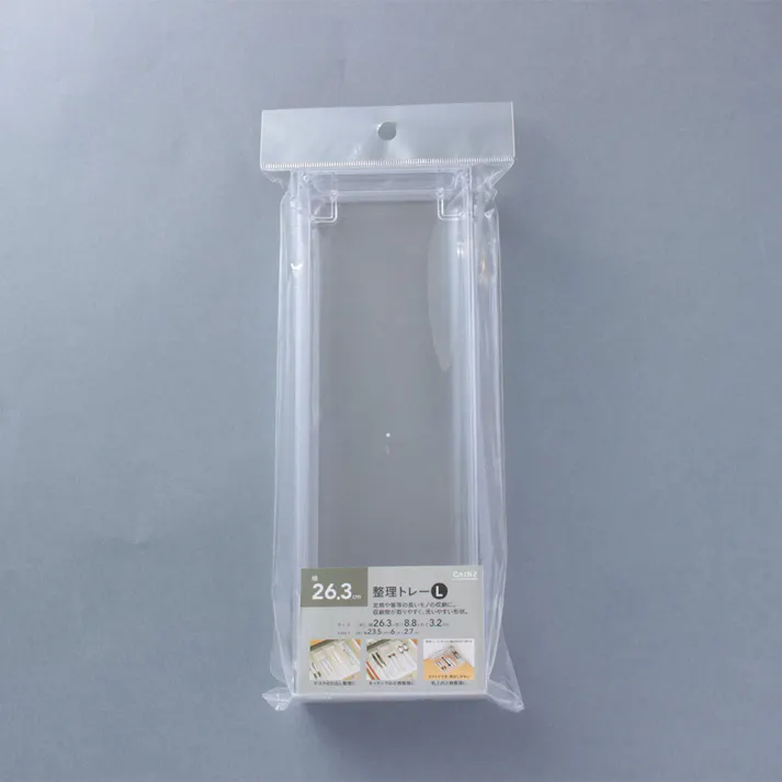 整理トレーL クリア