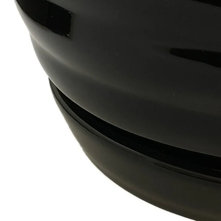 鉢皿のいらないインテリアポット L ブラック