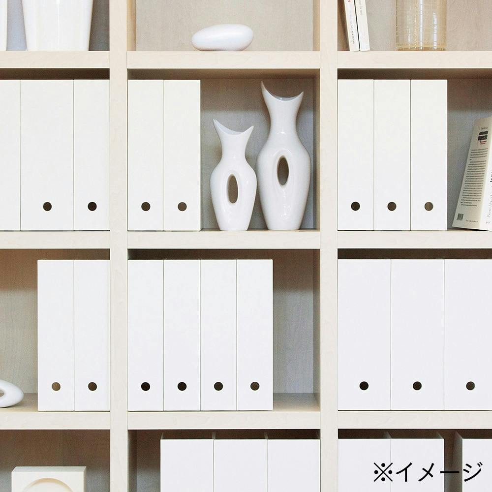 ファイルケース スリム オフホワイト FCS-OW | 卓上収納・ファイル