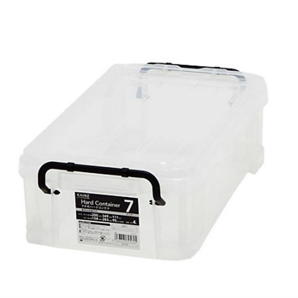 カインズ フタ付ハードコンテナ ＃7 クリア | 作業工具・作業用品
