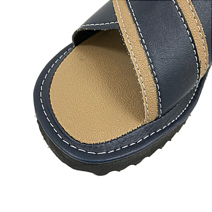 紳士サンダル ネイビー 24.5~25.5cm SS-245-255H