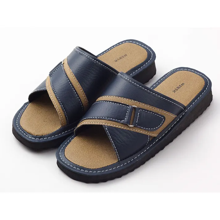 紳士サンダル ネイビー 24.5~25.5cm SS-245-255H