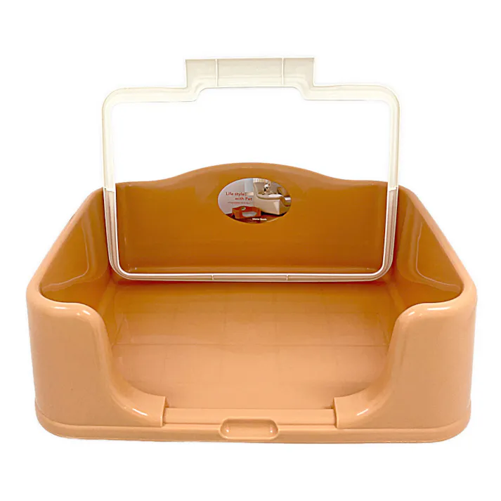 カインズ Pet’sOne イヌのトイレ オレンジ 幅49.5cm 奥行37.2cm 高さ18.2cm 犬用 ペット用トイレ