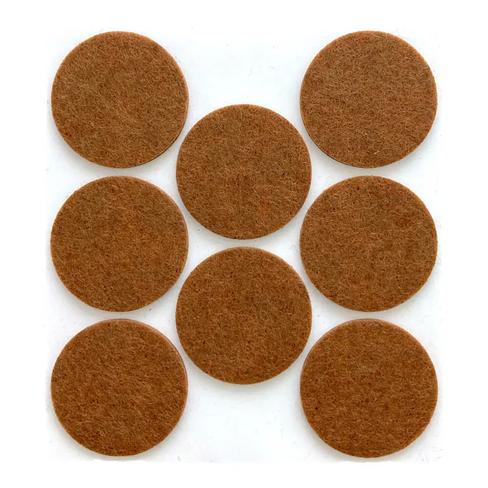 カインズ 貼るだけ簡単 クッションフェルト ブラウン 32丸 8入