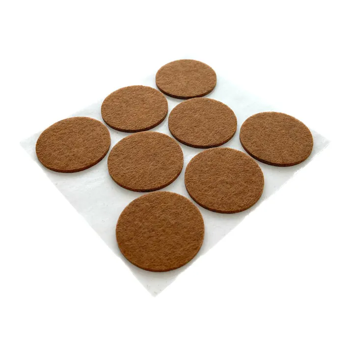 カインズ 貼るだけ簡単 クッションフェルト ブラウン 32丸 8入