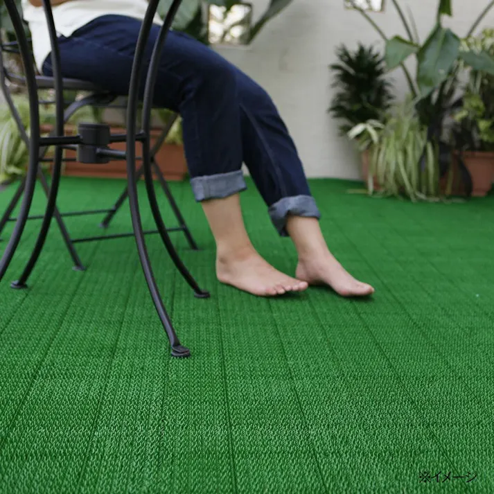 ジョイント人工芝シバックス グリーン 30×30cm