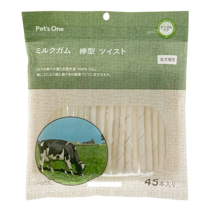 ミルクガム 棒型 ツイスト 45本入り