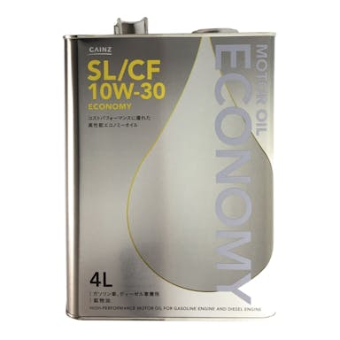 CAINZ モーターオイル エコノミー SL/CF 10W-30 4L【SU】