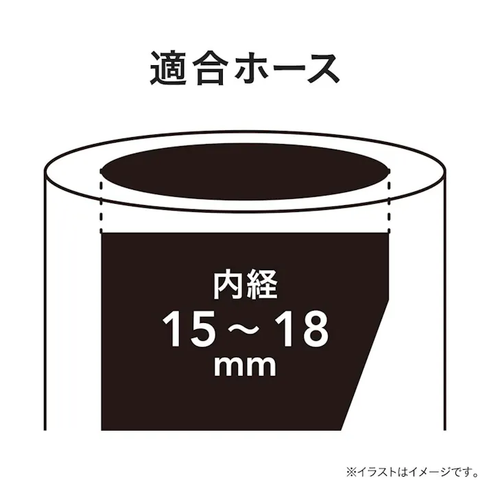 カインズ Y型ニップル HN-Y85 外径18mm~25mm 内径15mm~18mm