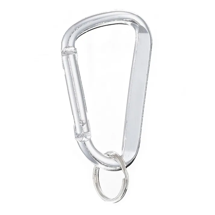 カラビナ リング付 シルバー CHK-6133S 61mm×43mm