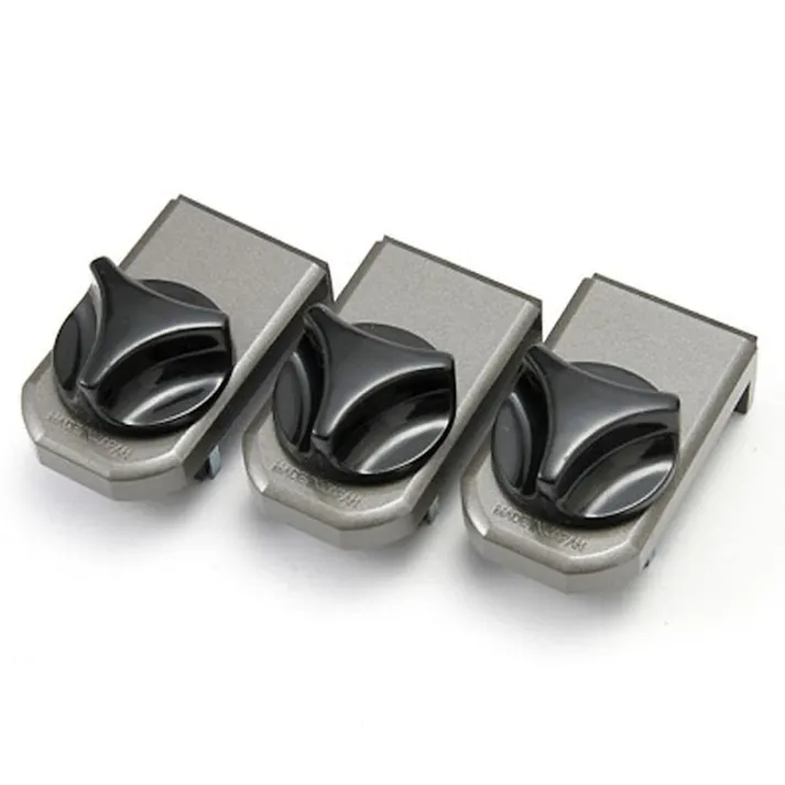 鍵付 サッシ用補助錠 ブロンズ 3個セット