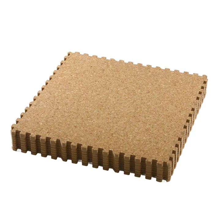 大判ジョイントコルクマット 45cm×45cm 8枚組(販売終了)