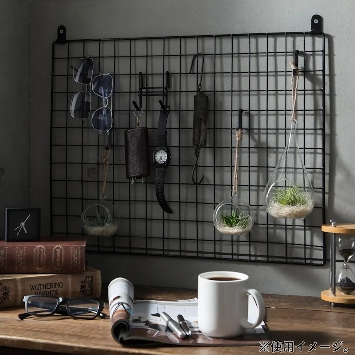 カインズ メッシュカインズ ネット用 カインズ ネット取付フック 4P ブラック