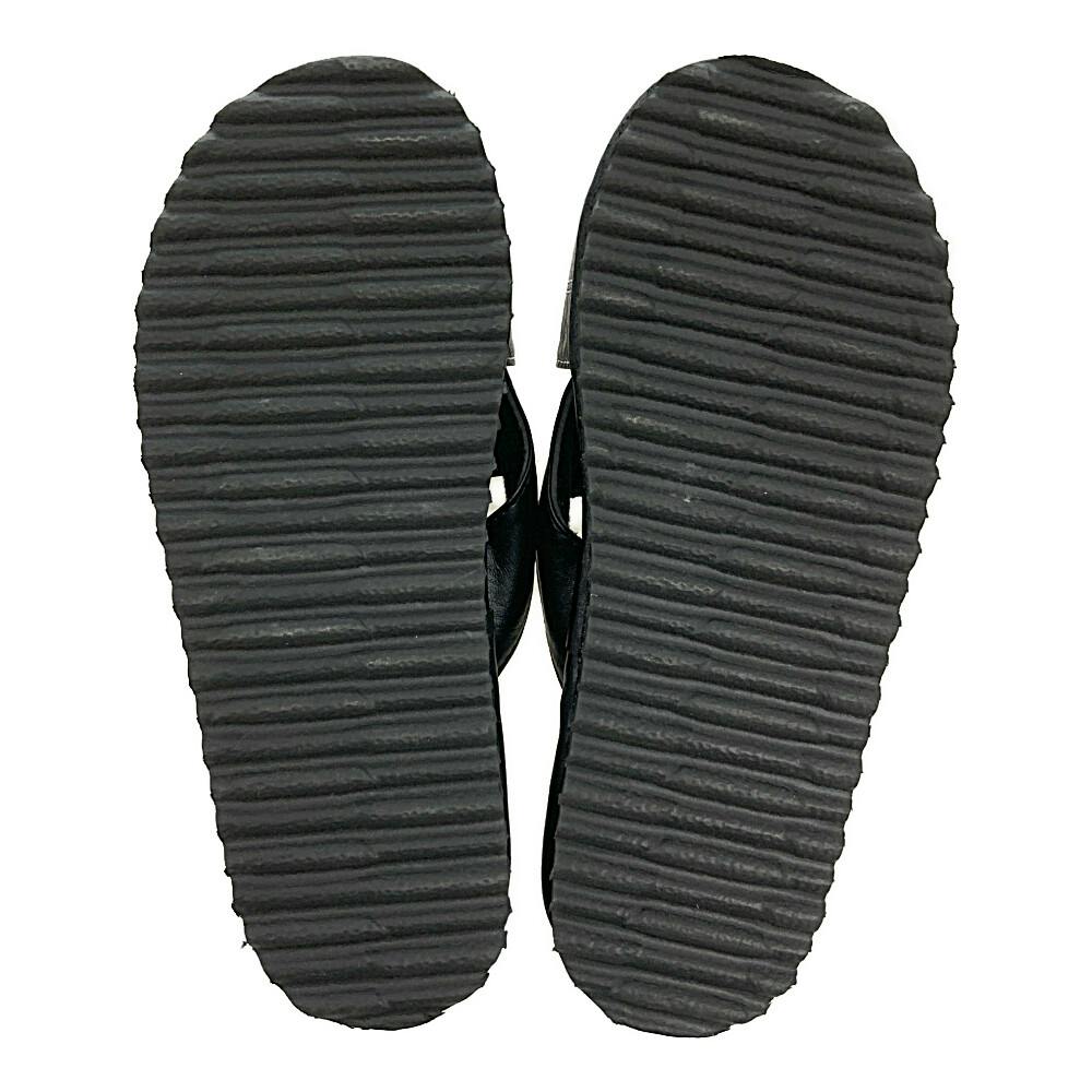 足裏刺激サンダルつぶつぶインソール ブラック KS-26 | 靴