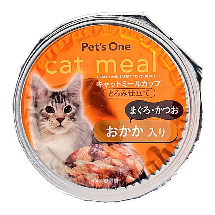 Pet’sOne キャットミールカップ まぐろ＆かつお おかか入り 70g