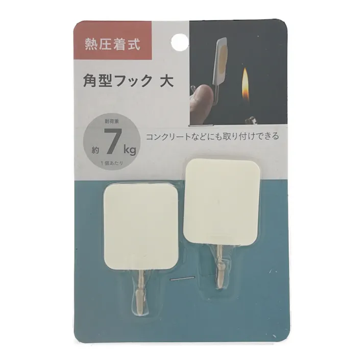 カインズ 熱圧着式フック スクエア 大