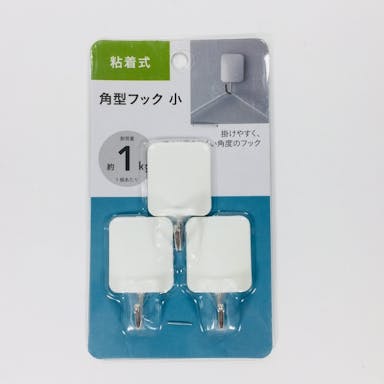 粘着フック スクエア 小