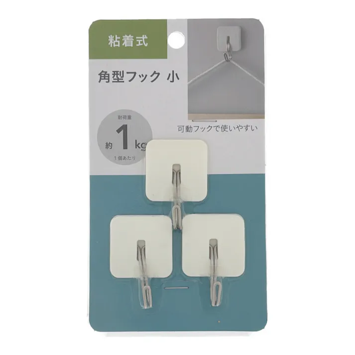 カインズ 粘着式フック スクエア 小 スイングフック
