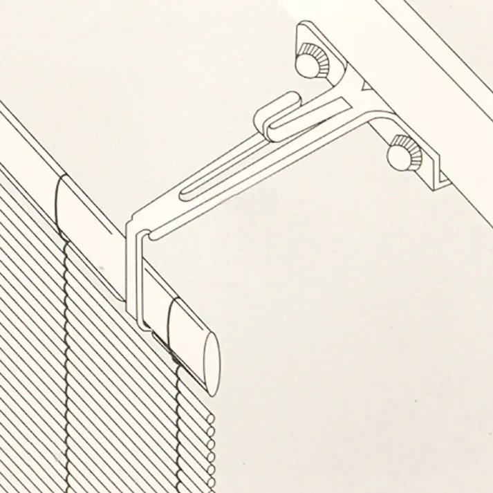 すだれハンガー ネジ留め ブラック 2個入 すだれ用 ネジ式固定 ダブル掛け サッシ窓用 耐荷重3kg 日除け