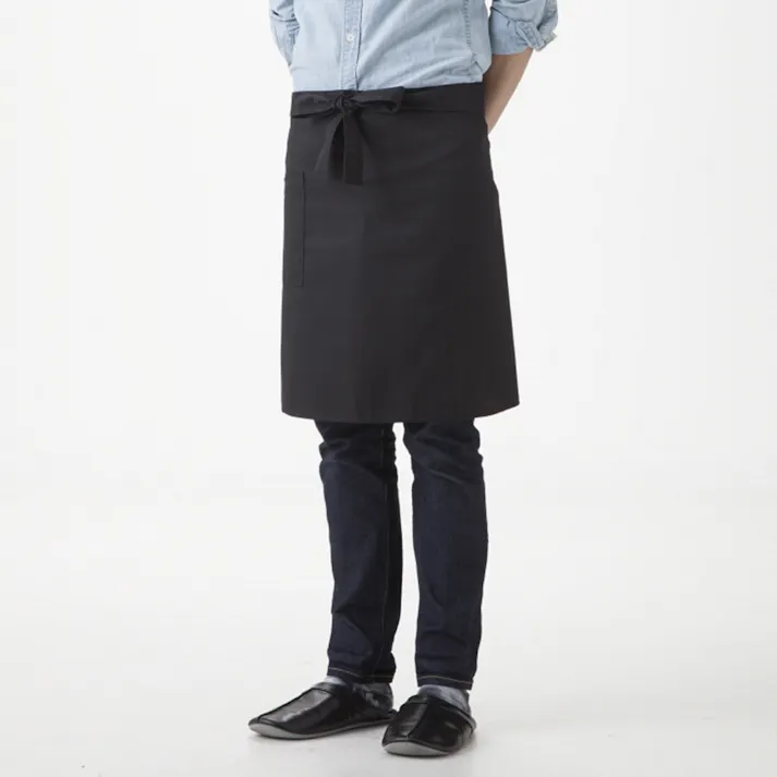 紳士用 ミディアム丈カフェエプロン(販売終了)