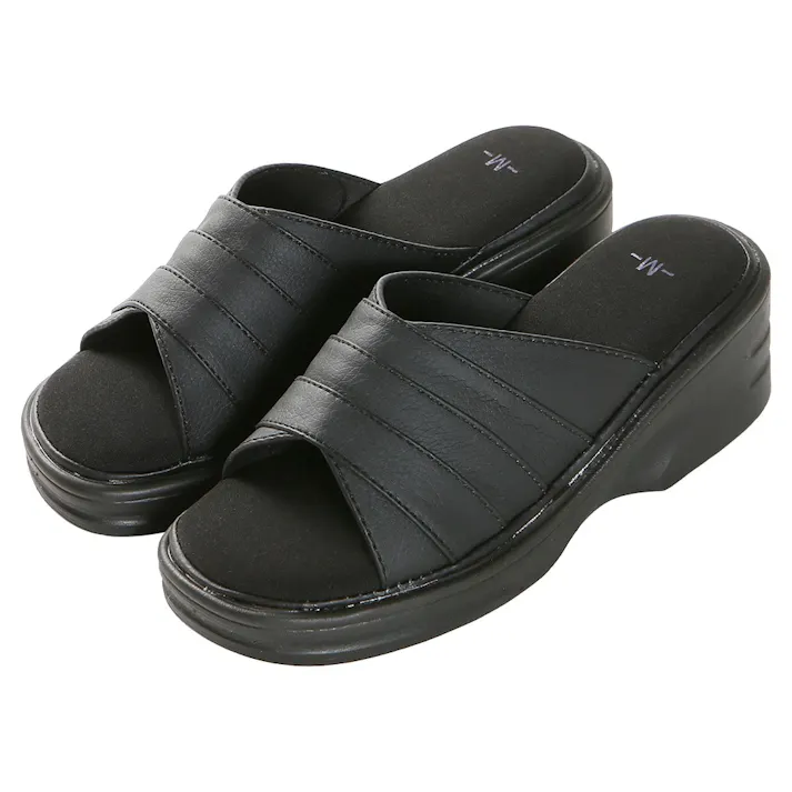 婦人軽量ハイヒールサンダル HS-24ブラック