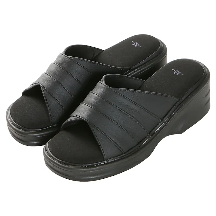 婦人軽量ハイヒールサンダル HS-24ブラック