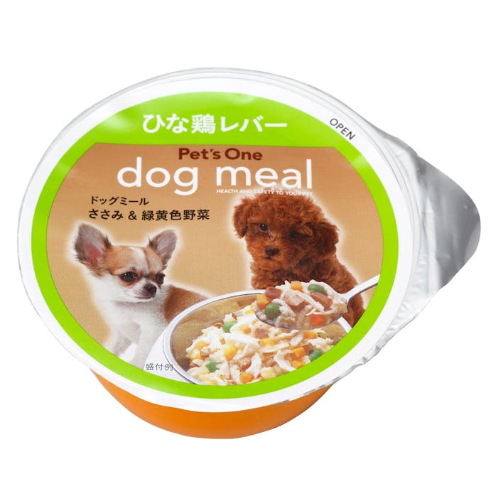 ドッグミールカップひな鶏レバー 80Gペッツワン(販売終了)