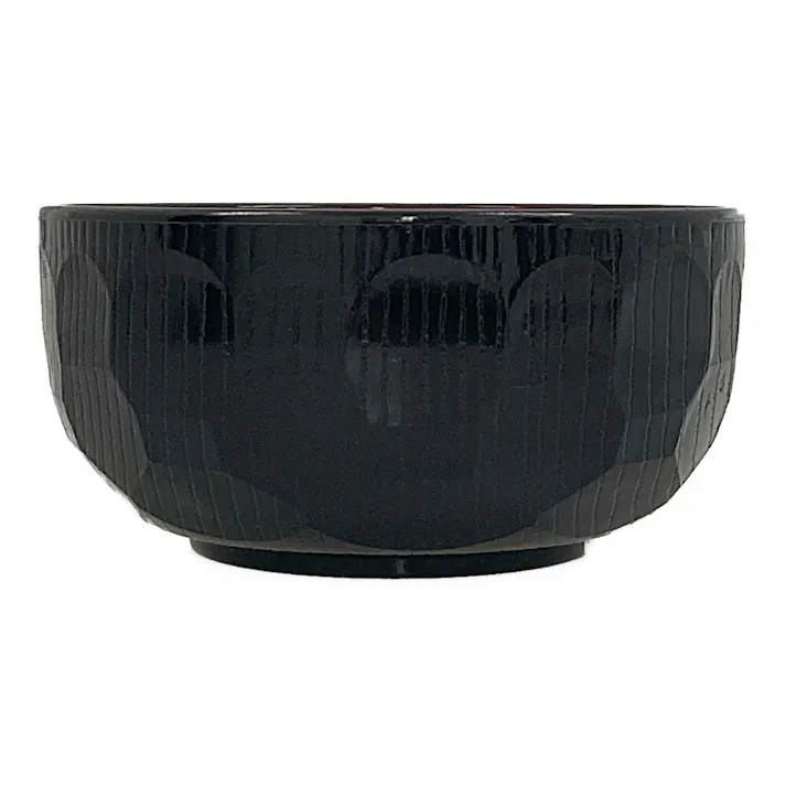 食洗機で洗える 多用椀 亀甲(黒)