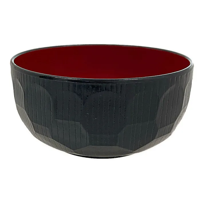 食洗機で洗える 多用椀 亀甲(黒)