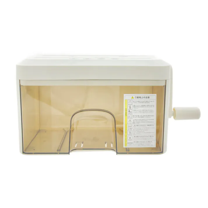 軽く回せる マイクロカットハンドシュレッダー