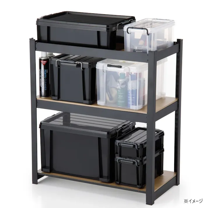 カインズ フタ付ハードコンテナ #13 ブラック