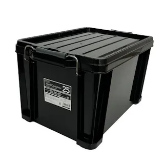 カインズ フタ付ハードコンテナ #25 ブラック