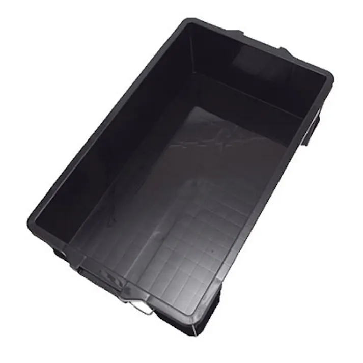 カインズ フタ付ハードコンテナ #50 ブラック 幅42.5cm 奥行71.6cm 高さ20.8cm