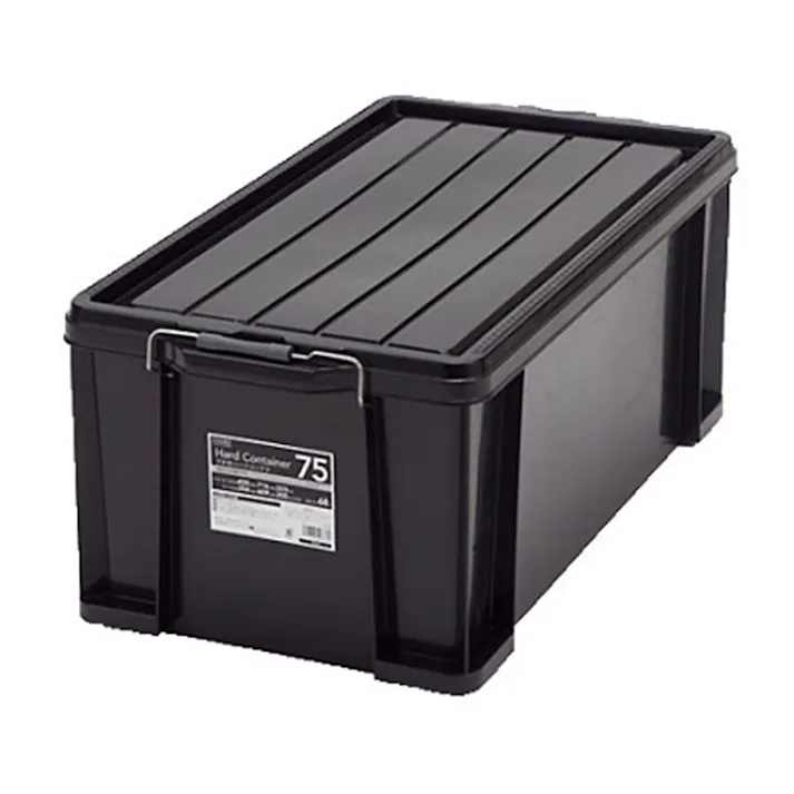 カインズ フタ付ハードコンテナ #75 ブラック