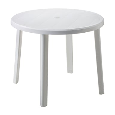 プラスチックテーブル ゼウス ホワイト
