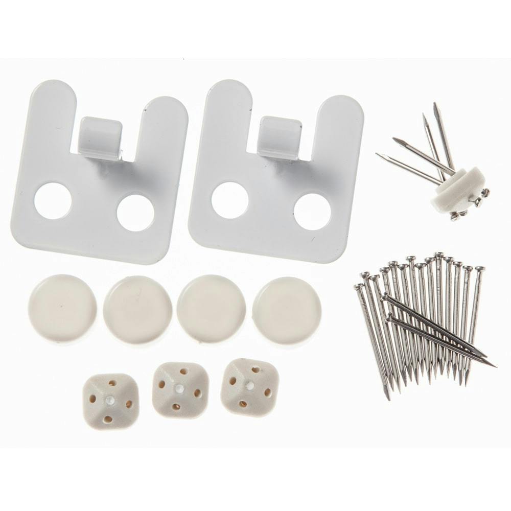 カインズ ボード用メッシュ取り付けフック 2P ホワイト | ねじ