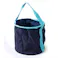 カインズ 折りたたみ丸型バケット 中 ネイビー/ブルー(販売終了)