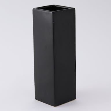 花瓶 角型 ブラック 高さ25cm VS25-BK