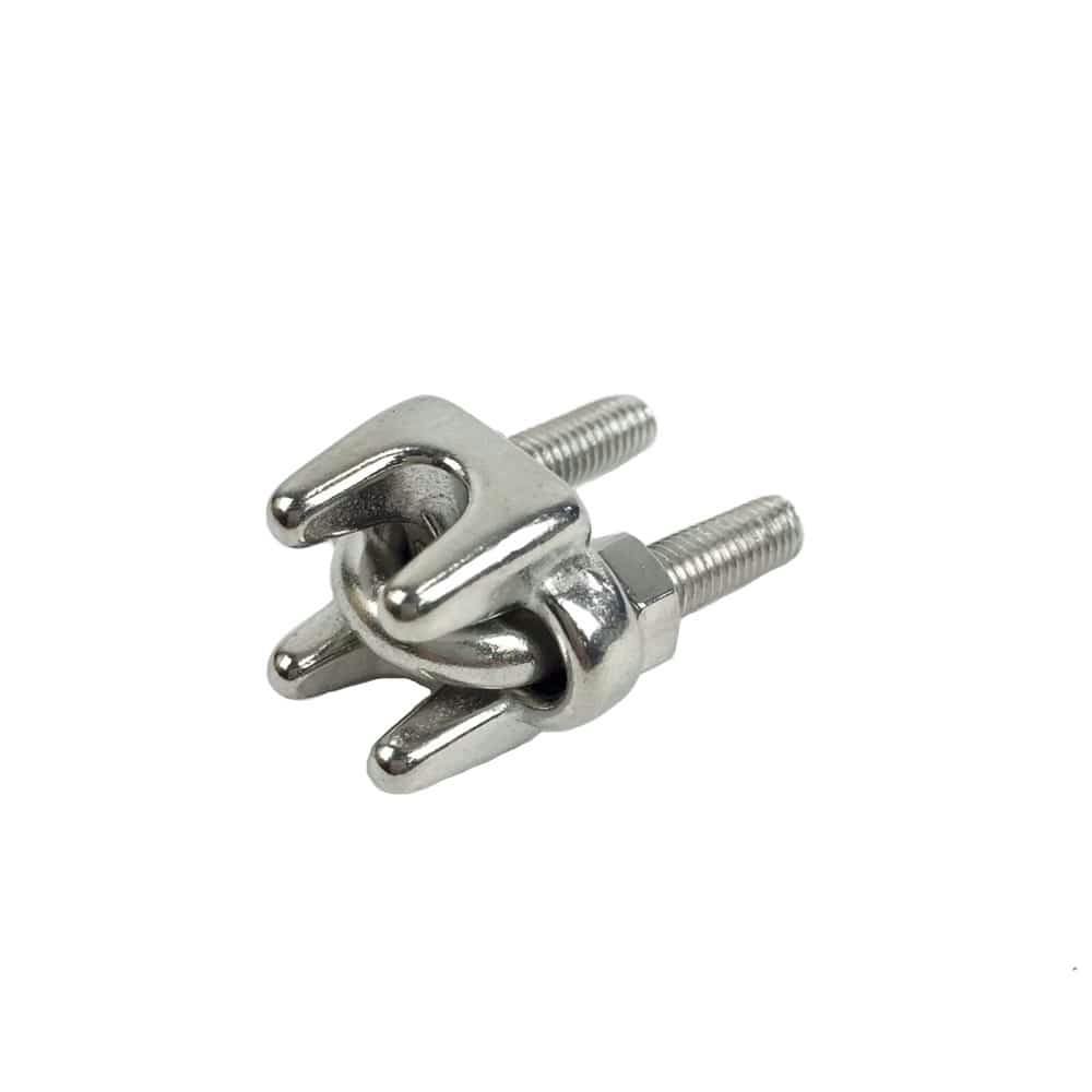 ステン ワイヤーグリップ (SUS304) 5mm 吊り金具 ステン ワイヤーグリップ (SUS304) 5mm 吊り金具