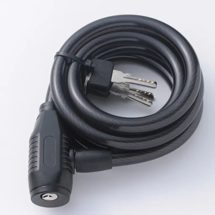 カインズ ワイヤーロックL WL-12180BK 太さ1.2×長さ180cm