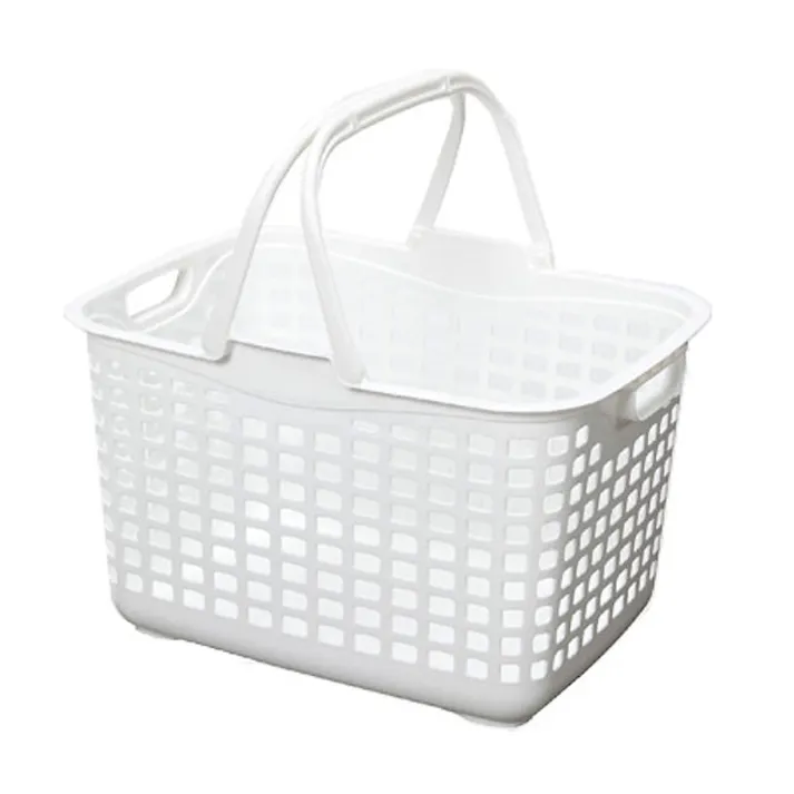 ランドリーバスケット M ホワイト