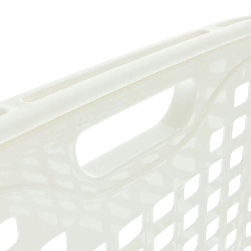 ランドリーバスケット ランドリーバスケット M ホワイト | バスケット・ランドリー収納 通販