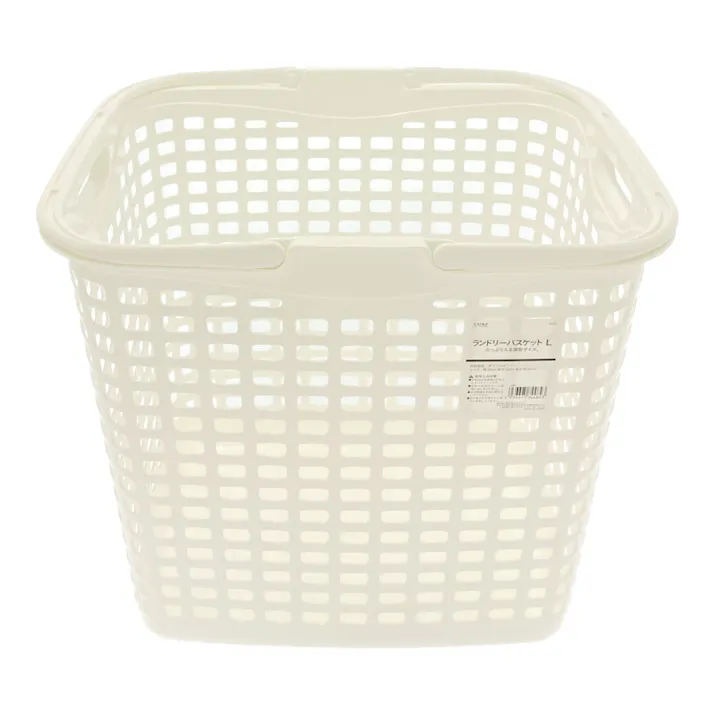 ランドリーバスケット L ホワイト