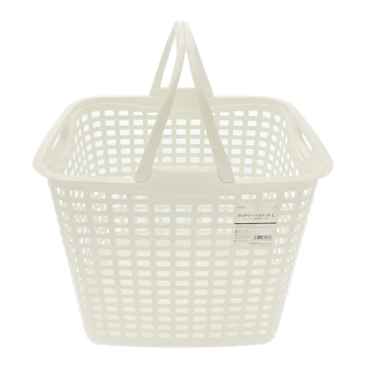 ランドリーバスケット L ホワイト