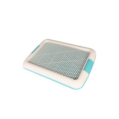 メッシュ付きペットシーツトレー　ブルー　レギュラー