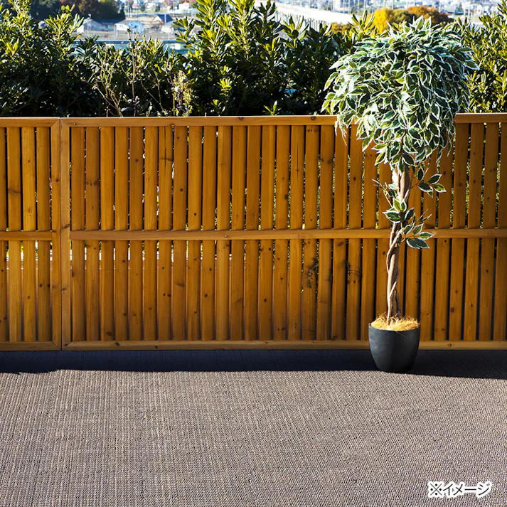 ジョイント人工芝 6枚組 ウォームグレー 60×90cm