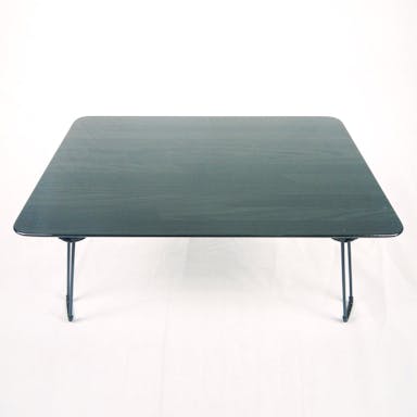 A11木目調鏡面折りたたみテーブル4530 BK(販売終了)