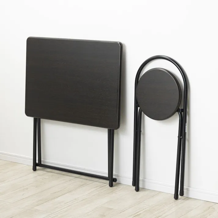 デスク&チェアセット ブラウン A3